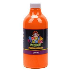 [XBI6K01L]미술놀이 핑거페인트 형광색 1000ml 낱색 물감