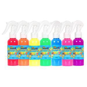 [XBI6M933]미술놀이 물감 슈팅 컬러 120ml x 7색 세트