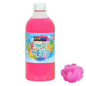 [XBI72281]미술놀이 거품물감 리필 1000ml 낱색 형광분홍