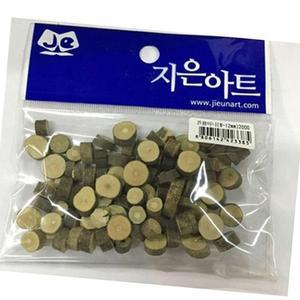[XBH997KM]자연나무 원형미니 8 12mm 1SET 공예비즈 미술