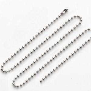 볼체인 군번줄 50cm x 1.5mm 목걸이 키체인 부자재 구슬줄 액세서리 열쇠고리 악세사리