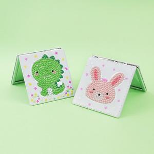 정인아트 정사각양면거울 (8x8cm) + 보석십자수 세트