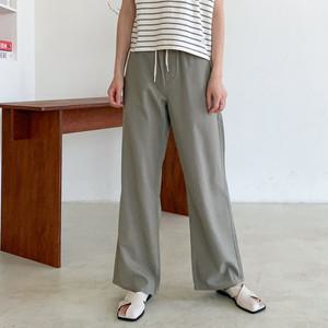 이젠나/린넨/와이드핏/밴딩/9부/와이드팬츠/3150