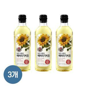 [백설] [백설] 해바라기씨유 900ml 3개