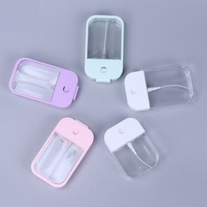 사각 향수 손소독제 용기 휴대용 미스트 스프레이 공병 투명 38ml