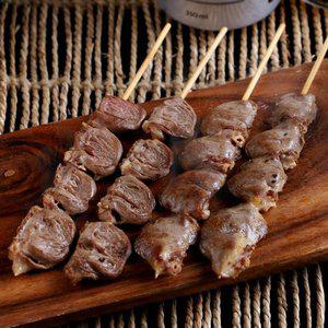[맛딜]캠핑요리 수제꼬치 국내산 닭염통꼬치 5꼬지x4팩 (20꼬지)