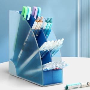 디자인쿡 4단 라운드 펜꽂이 수납함 연필꽂이 펜홀더 오거나이저 멀티데스크 펜정리함