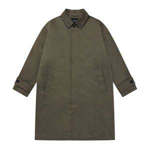커버낫 COVERNAT 오버핏 래글런 싱글 코트 카키 CO2301CT01KH 166867