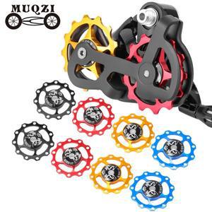 MUQZI 자전거 후방 변속기 자키 휠, 11T, 13T 풀리 가이드 롤러, MTB 도로 자전거, 알루미늄 합금 아이들러