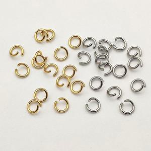 0.8x5mm 2000pcs 스테인레스 스틸 점프 링 및 스플릿 링 수제 쥬얼리 DIY 부품 쥬얼리 결과 및 구성 요소