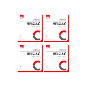 고려은단 메가도스C 비타민C 3000 3g x 100포 4개