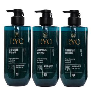 려 청아 딥클렌징 앤 쿨링 샴푸  480ml 2개