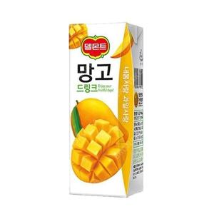 롯데 델몬트 망고 드링크팩 190ml X 32팩 과일주스