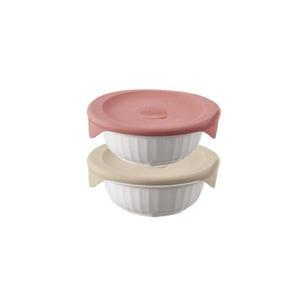 락앤락 SLB302S2 바로한끼 도자기 밥보관용기 355ml 2개세트