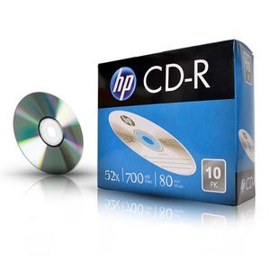 (HP) CD-R 700MB 52x 슬림 10장 /밀알