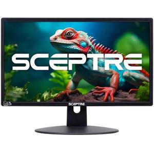 SCEPTER 20인치 1600X900 75HZ 초박형 LED 모니터 HDMI VGA 내장 스피커 2개, 기계 블랙 와이드 시야각 170 (수평) / 160 (수직)