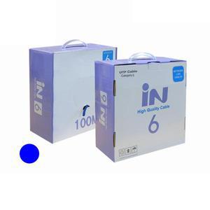 CAT6 랜선 랜케이블 UTP 제작용 작업용 박스 롤 100M 블루