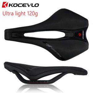 뒷자리 KOCEVLO Dimension 143 탄소 새들 초경량 편안한 시트 쿠션 자전거 레이싱 레일 120g