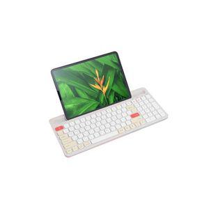 에이포트 무선키보드 무소음 키보드 블루투스 v5.0 태블릿 핸드폰 스마트폰 거치대 PC 노트북 AP3406 (화이