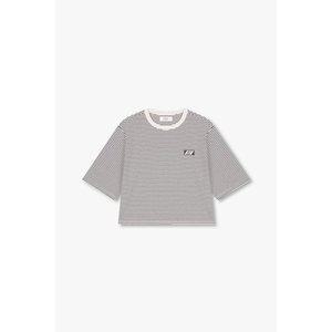 갤러리아 [25년 여름기획]스트라이프 톰보이 크롭 티셔츠(9175222993)