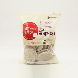 [MEIN94N6_52EH]백설 축산물 햄버거 패티(냉동포장) 1kg