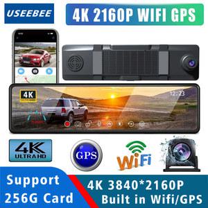 룸미러 블랙박스 11 26 4K 2160P 대시 GPS WIFI 자동차 Dvr 미러 듀얼 Len Dashcam IPS 카메라 드라이브 레코더 차량 블랙 박스 스트림 후면보기