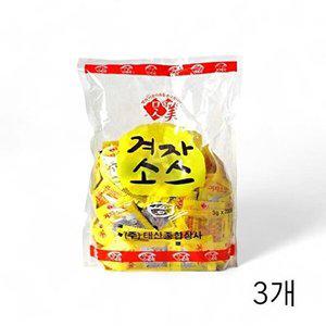 [셀러허브 패션][JHQSCB0Y_52EN]겨자소스 대용량 600g (3gX200입) X3개