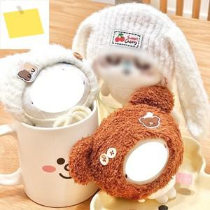 만화 곰 토끼 귀 인형 모자, 귀여운 사랑스러운 고양이 동물 10cm 코튼 옷, 액세서리 장난감 선물