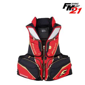 시마노 VF-110V 파블 조끼 파이어블러드 레드 베스트 구명조끼