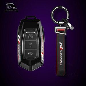 차키케이스 현대 성능 Palisade Grandeur Azera Elantra GT Kona 원격 Fob 보호기 커버 액세서리 PC 자동차 케이스