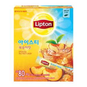 립톤 아이스티 복숭아맛 스틱 80개입 1개