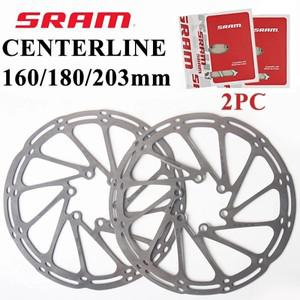 SRAM 자전거 디스크 브레이크 로터, 로드 산악 유압 센터라인 MTB 액세서리, 160mm, 203mm, 2 개