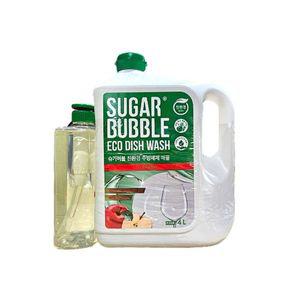 [슈가버블]코스트코 슈가버블 친환경 애플 주방세제 (4L + 940ml, 1ea)[35125176]
