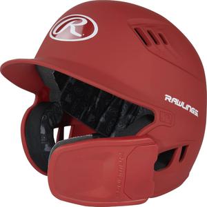 Rawlings R16 수있는 EXT 매트 배팅 헬멧 리버시블 페이스 가드 수석 6 78 인치 - 7 58 스칼렛
