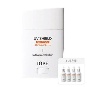아이오페 UV쉴드 선 스틱 20g, 1개 + 증정(UV쉴드 선 앰플 10ml, 4개)