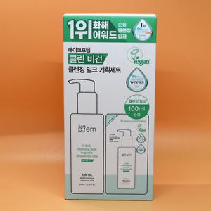 증정 메이크프렘 클린비건 클렌징밀크 200mL + 100mL 대량구매가능