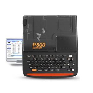 P800 와이어 번호 MachineTube 프린터 휴대용 라벨 리본 스티커 자동 기계 전자 열 수축