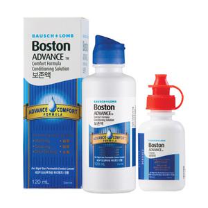 [바슈롬] 보스톤 어드밴스 컴포트 포뮬라 컨디셔닝 솔루션 120ml+클리너 30ml 세트 하드렌즈 드림렌즈