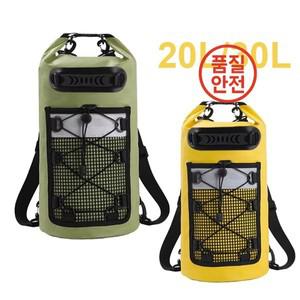 방수 수영 PVC 팩 20L/30L 드라이 여성 카약 트레킹 표류 보트 배낭 어깨