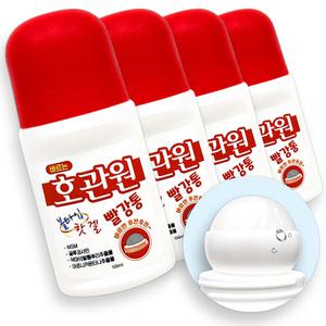 바르는 호관원 빨강통 핫겔 100ml X4개 스포츠 겔 마사지 크림 근육 통 물 파스 볼 타입 스틱 형
