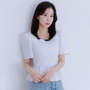 로엠 볼륨 소매 스모킹 블라우스2colors_RMBLE37RT3 296355