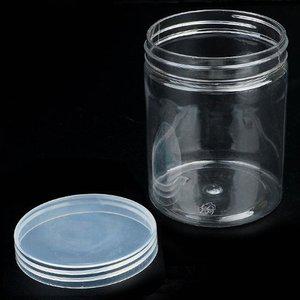 고품질 원형통 7cm/300ml 투명 수납 케이스 플라스틱 보관함 악세사리케이스 악세서리보관함 (WFHOQXX)
