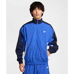[매장정품] 나이키 NIKE 클럽 오버사이즈 우븐 트랙 재킷 M - 게임 로얄옵시디언화이트화이트 / HQ6110-480