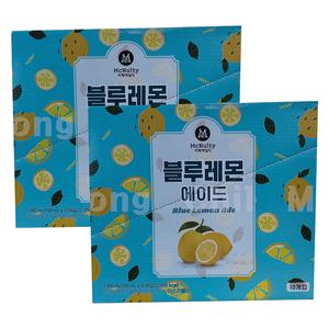 맥널티 블루레몬 에이드 190ml 20팩 파우치 편의점음료