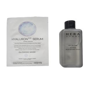 마스크팩 + 헤라 남성용 올인원 바디워시 200ML 