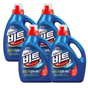 비트 진드기케어 액체세제 일반용 3L, 4개