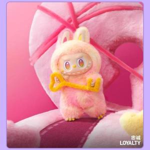 100% 오리지널 Labubu V3 블라인드 박스 에너지에 큰 괴물 펜던트 액션 피규어 호환 버전 Doll Anime Figur