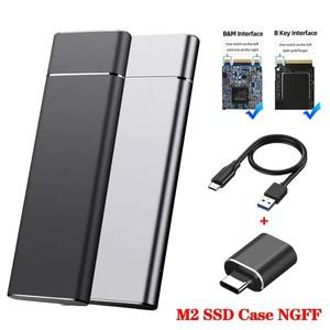 M.2 NGFF SSD 케이스, 솔리드 스테이트 하드 드라이브 SATA 디스크 2230, 2260/2280 외부 하우징