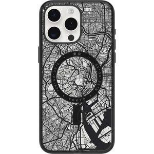 OtterBox 투명 케이스와 컬러풀 그립 엣지 케이스 아이폰 15 프로 맥스 - 도쿄 블랙