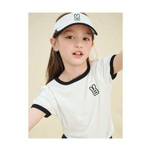 빈폴 키즈 빈폴 BEANPOLE KIDS 여아 폴리 골지 링거 반팔 티셔츠 아이보리 BI5442G040 BI5442G040 104869